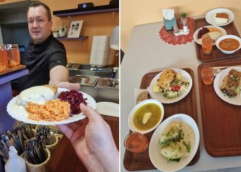 Šioje valgykloje eilės nusidriekia nuo 10:00 ryto, o po 13:00 virėjai jau barškina tuščiais puodais