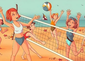 Ieškokite ir įminkite galvosūkį: turite aštrias akis, jei per 6 sekundes galite rasti obuolį paplūdimyje