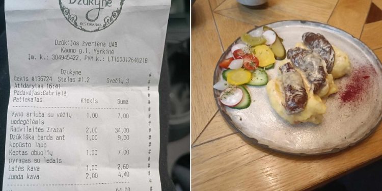 Restorane gavęs guminį kepsnį klientas nesulaukė jokio atsiprašymo, o privalėjo dar už jį sumokėti didelius pinigus