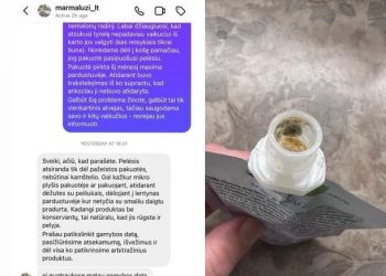 Nuo šiol įsigijęs nekokybišką produkciją kaltas pats klientas