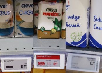 Prieš konservuojant uogas pasižiūrėkit kur šiai dienai cukrus pigiausias