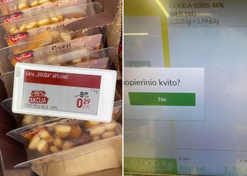 „IKI” 95% nuolaida baigiasi ties kasa…