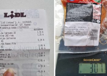 Tai vyksta ir ar parduotuvės darbuotojai bando tai nuslėpti