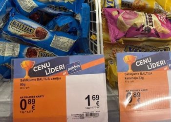 Ar lietuviški ledai pigesni Latvijoje?