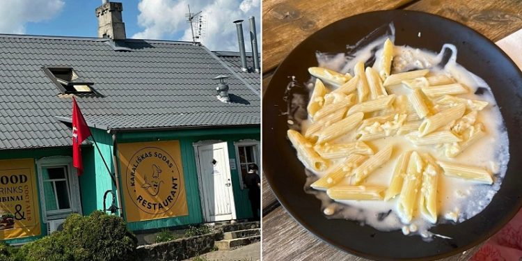 Atsisakius restorane makaronų, buvo pasakyta, kad vis tiek reikės už juos susimokėti