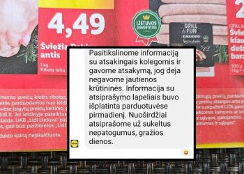 Nors Lidl atsiprašė, bet ir toliau klaidina klientus