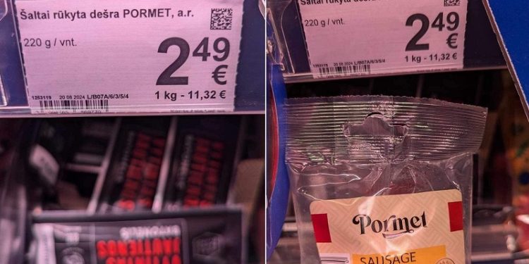 Ar čia tik klaida, ar senas geras klientų apgaudinėjimas