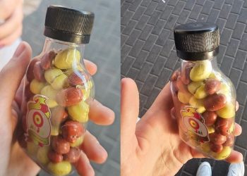 Pamatę kas slepiasi saldainių pakuotėje įspėja jų nepirkti