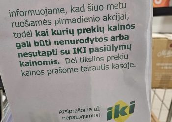 Sekmadienis IKI – bet kokių kainų diena. Oficialiai, su raštu