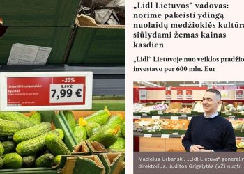 Lidl paaiškino, kodėl agurkų kaina tokia milžiniška