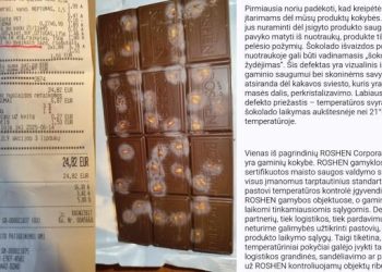 Šokolado gamintojas nieko blogo tame nemato