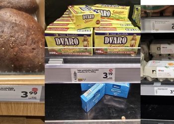 Po naujųjų metų pamačius produktų kainas žmogų ištiko šokas