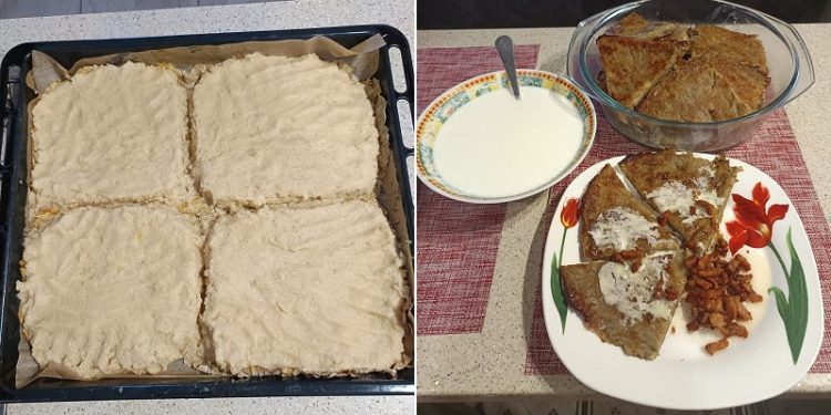 Bandos ant kopūsto lapo