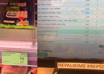 Norfa: vienos kainos parduotuvės lentynose, kitos kasoje? Kas tai?