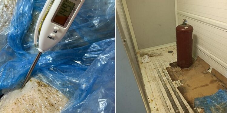 Atsižvelgdama į nustatytų pažeidimų mastą, VMVT priėmė sprendimą uždrausti tiekti į rinką 374 kilogramus vištienos bei taikė administracinio poveikio priemones