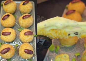 Pasakiško skonio bulvių ir sūrio spurgytės