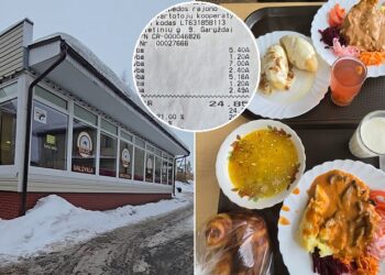 Noriu įspėti visus: būtina šioje valgykloje tikrinti čekį vietoje, kad namie netektų gailėtis to nepadarius