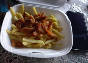 Ar teko kam gauti štai tokį kebabą kebabinėje?