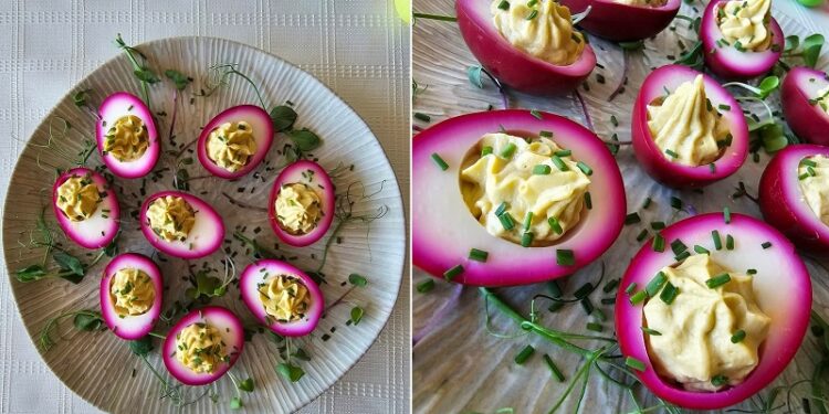 Velykų šventiniam stalui – įdaryti kiaušiniai