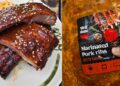 BBQ šonkauliai su kosminėmis salotomis