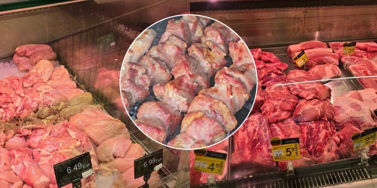Patikrino ar į mėsą ir paukštieną yra specialiai suleidžiamas skystis norint padidinti jos svorį