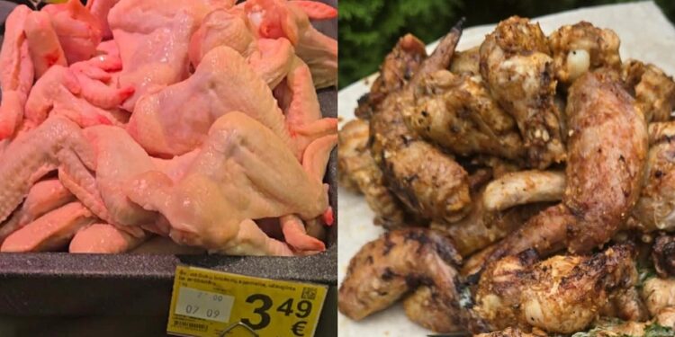 Kepsninėje kepti vištienos sparneliai